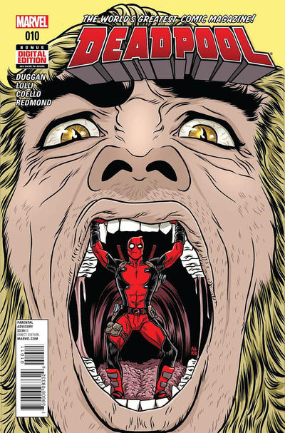 Cover for Deadpool (Marvel, 2016 series) #10