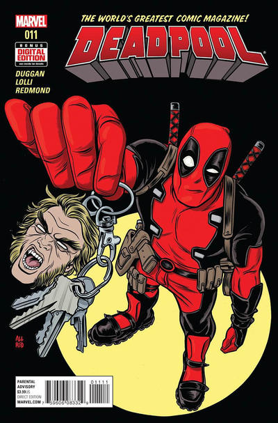Cover for Deadpool (Marvel, 2016 series) #11