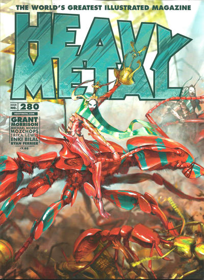 Cover for Heavy Metal Magazine (Heavy Metal, 1977 series) #280 [Prophets of the Ghost Ants]