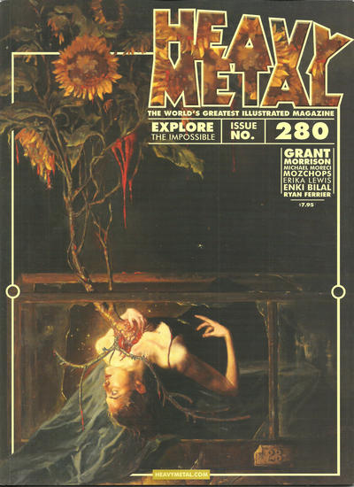 Cover for Heavy Metal Magazine (Heavy Metal, 1977 series) #280 [Botanical No. 23]