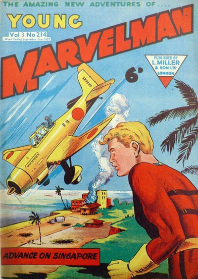 Cover for Young Marvelman (L. Miller & Son, 1954 series) #214