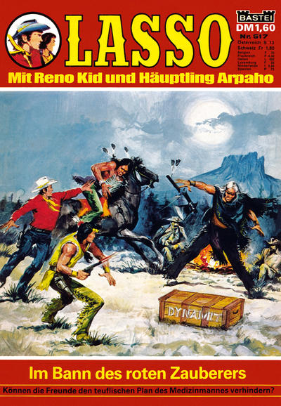 Cover for Lasso (Bastei Verlag, 1966 series) #517