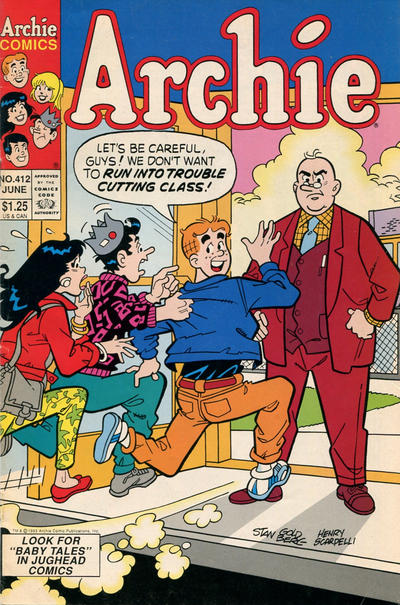 Cover for Archie (Archie, 1959 series) #412 [Direct]
