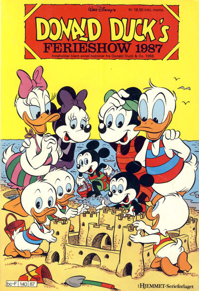 Cover for Donald Ducks Show (Hjemmet / Egmont, 1957 series) #[55] - Ferieshow 1987