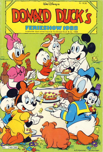 Cover for Donald Ducks Show (Hjemmet / Egmont, 1957 series) #[59] - Ferieshow 1988