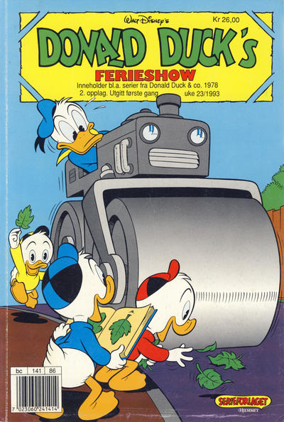 Cover for Donald Ducks Show (Hjemmet / Egmont, 1957 series) #[79] - Ferieshow 1993 [Reutsendelse]