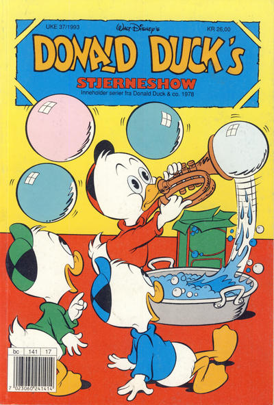 Cover for Donald Ducks Show (Hjemmet / Egmont, 1957 series) #[80] - Stjerneshow 1993