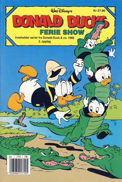 Cover for Donald Ducks Show (Hjemmet / Egmont, 1957 series) #[87] - Ferie show 1995 [Reutsendelse]