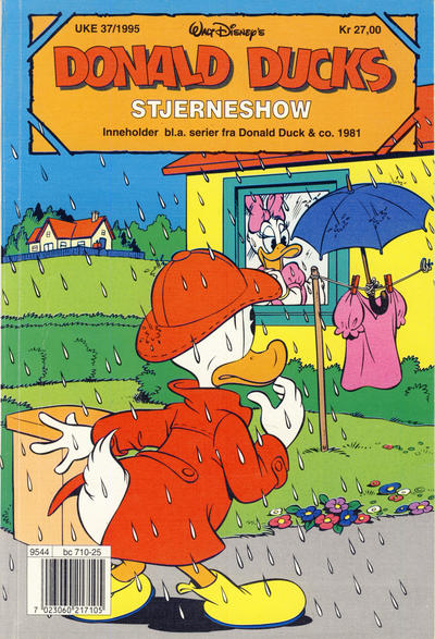 Cover for Donald Ducks Show (Hjemmet / Egmont, 1957 series) #[88] - Stjerneshow 1995