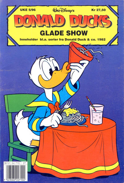 Cover for Donald Ducks Show (Hjemmet / Egmont, 1957 series) #[90] - Glade show 1996