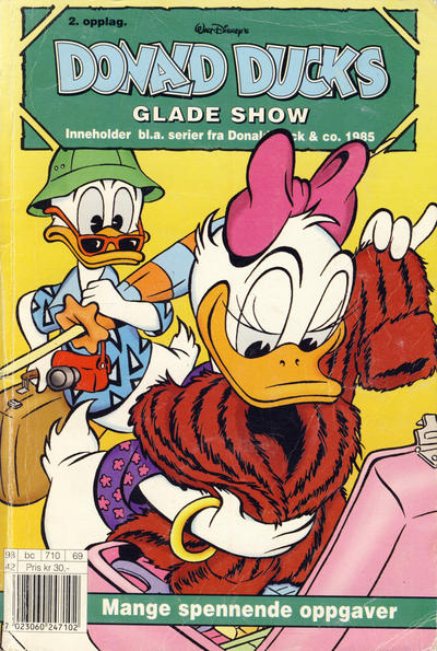 Cover for Donald Ducks Show (Hjemmet / Egmont, 1957 series) #[96] - Glade show 1998 [Reutsendelse]