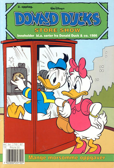 Cover for Donald Ducks Show (Hjemmet / Egmont, 1957 series) #[98] - Store show 1998 [Reutsendelse]