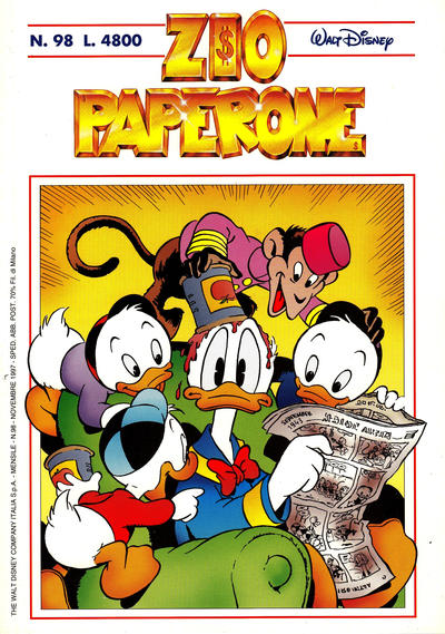Cover for Zio Paperone (Disney Italia, 1990 series) #98