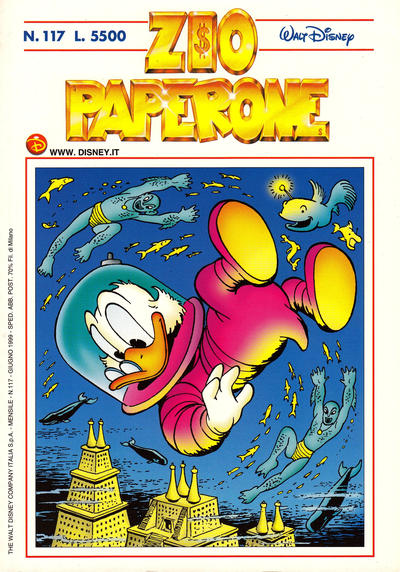 Cover for Zio Paperone (Disney Italia, 1990 series) #117