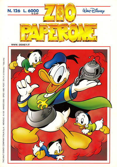 Cover for Zio Paperone (Disney Italia, 1990 series) #126
