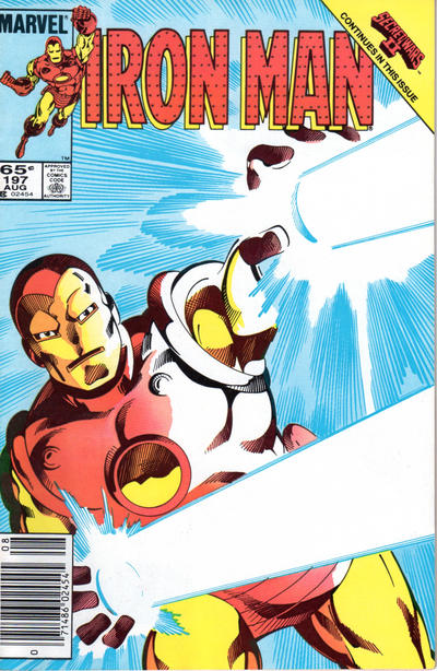 Cover for Iron Man (Marvel, 1968 series) #197 [Newsstand]
