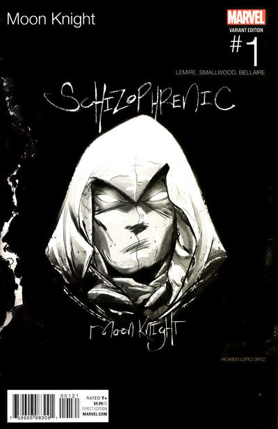 Cover for Moon Knight (Marvel, 2016 series) #1 [Ricardo Lopez Ortiz Hip-Hop Variant]