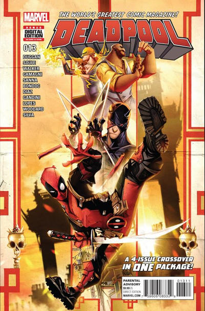 Cover for Deadpool (Marvel, 2016 series) #13