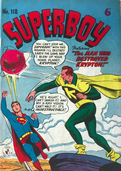 Cover for Superboy (K. G. Murray, 1949 series) #118