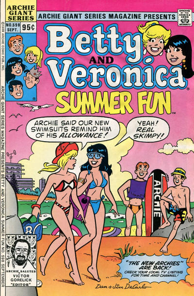Cover for Archie Giant Series Magazine (Archie, 1954 series) #598 [Direct]