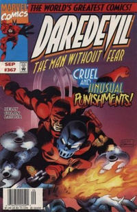 Cover for Daredevil (Marvel, 1964 series) #367 [Newsstand]