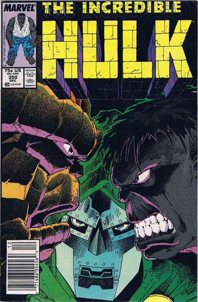 Cover for The Incredible Hulk (Marvel, 1968 series) #350 [Newsstand]