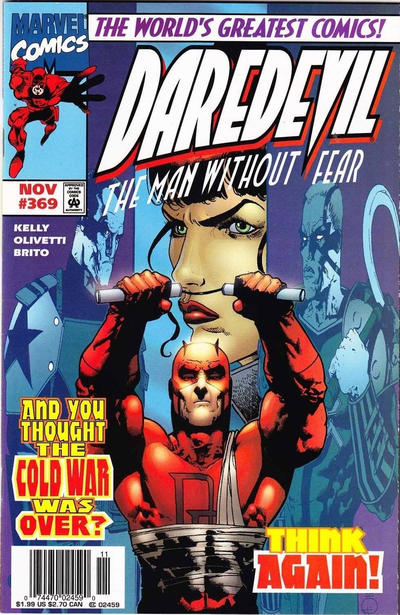 Cover for Daredevil (Marvel, 1964 series) #369 [Newsstand]