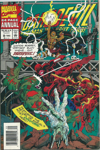 Cover for Daredevil Annual (Marvel, 1967 series) #9 [Newsstand]