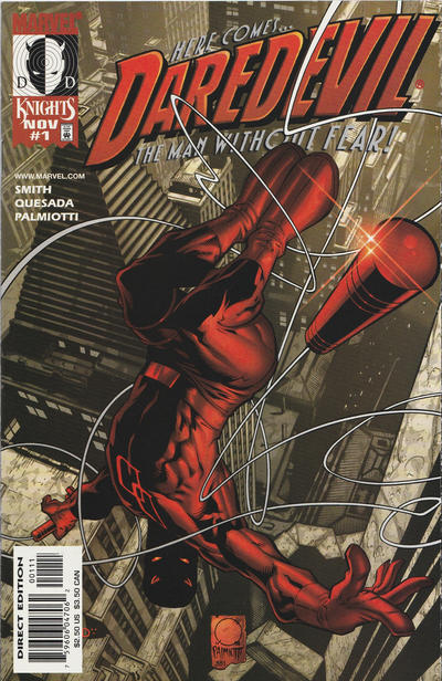 Cover for Daredevil (Marvel, 1998 series) #1 [Direct Edition]