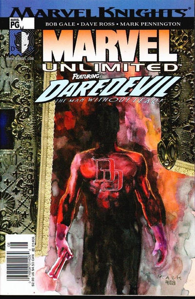 Cover for Daredevil (Marvel, 1998 series) #23 (403) [Marvel Unlimited Newsstand Edition]