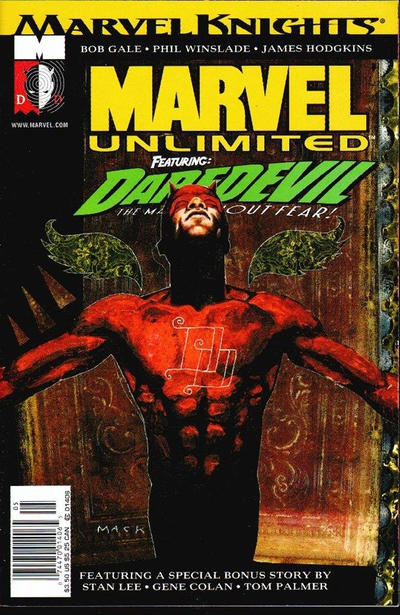 Cover for Daredevil (Marvel, 1998 series) #20 [Marvel Unlimited Newsstand Edition]