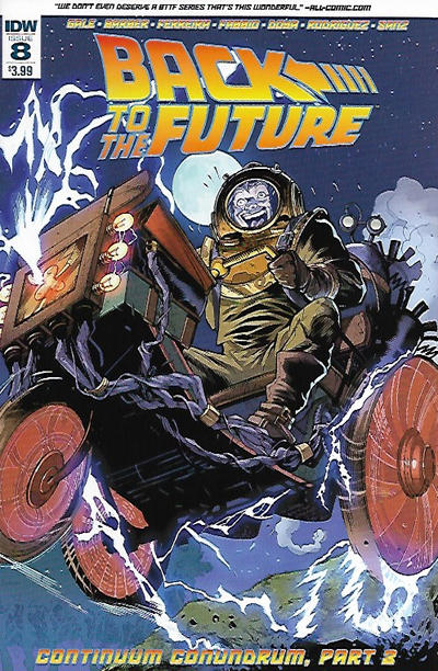 Cover for Back to the Future (IDW, 2015 series) #8 [Cover A - Marcelo Ferreira]