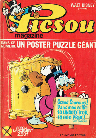 Cover for Picsou Magazine (Disney Hachette Presse, 1972 series) #1