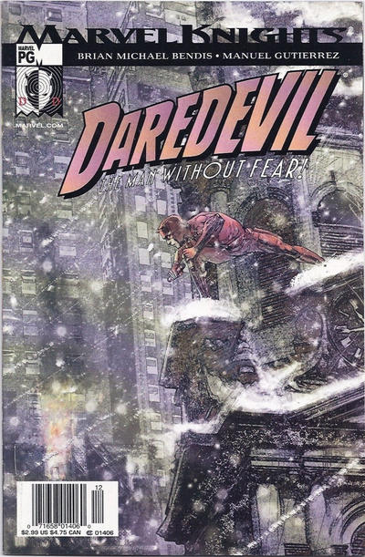 Cover for Daredevil (Marvel, 1998 series) #38 (418) [Newsstand]