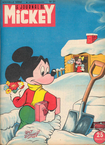 Cover for Le Journal de Mickey (Hachette, 1952 series) #31