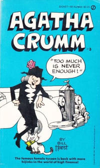 Cover Thumbnail for Agatha Crumm: Too Much Is Never Enough (New American Library, 1982 series) #11844 [3]
