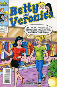 Cover for Betty and Veronica (Archie, 1987 series) #191 [Direct Edition]