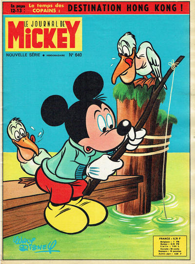 Cover for Le Journal de Mickey (Hachette, 1952 series) #640