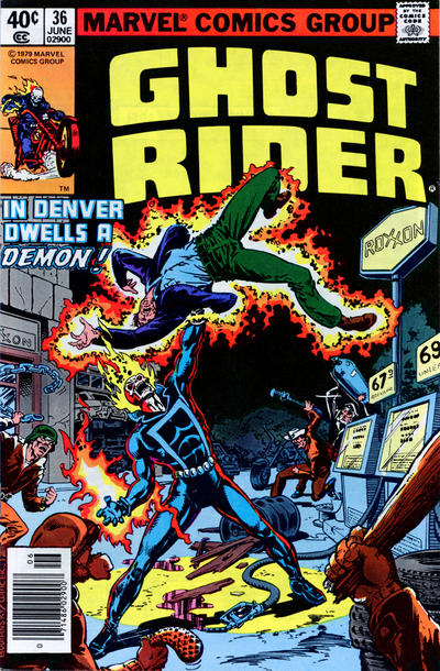 Cover for Ghost Rider (Marvel, 1973 series) #36 [Newsstand]