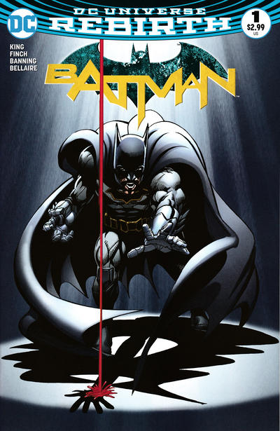Cover for Batman (DC, 2016 series) #1 [DCBS Neal Adams Cover]