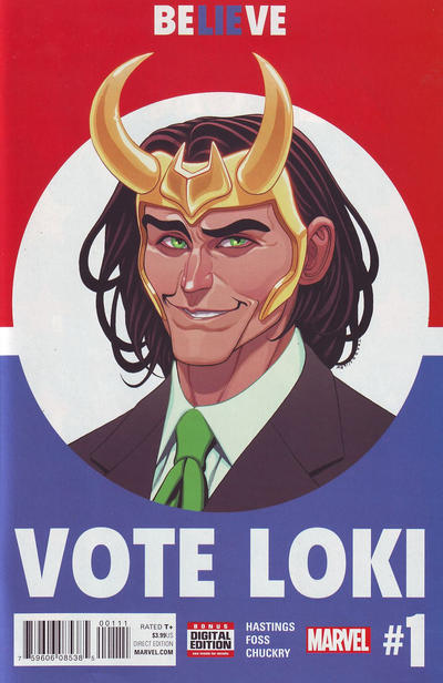 Cover for Vote Loki (Marvel, 2016 series) #1