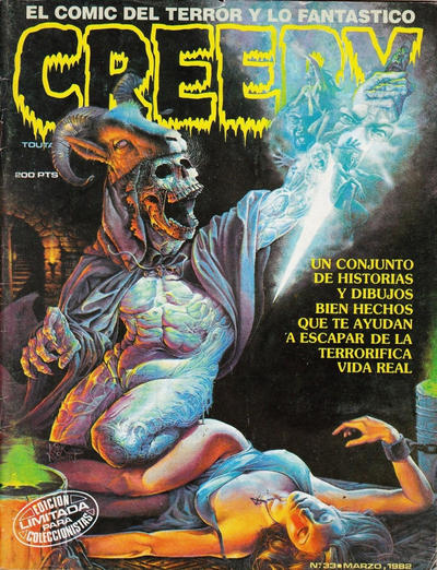 Cover for Creepy (Toutain Editor, 1979 series) #33 ["Edición limitada para coleccionistas"]