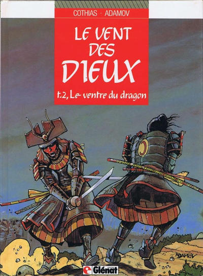 Cover for Le vent des dieux (Glénat, 1985 series) #2 - Le Ventre du Dragon