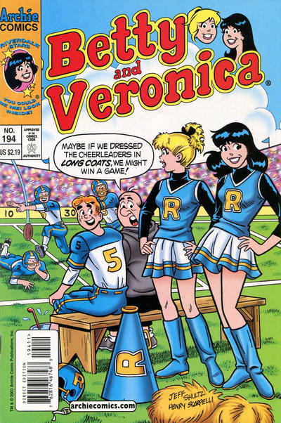 Cover for Betty and Veronica (Archie, 1987 series) #194 [Direct Edition]