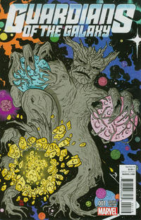 Cover Thumbnail for Guardians of the Galaxy (Marvel, 2015 series) #1 [Incentive Mike Allred Kirby Monster Variant]