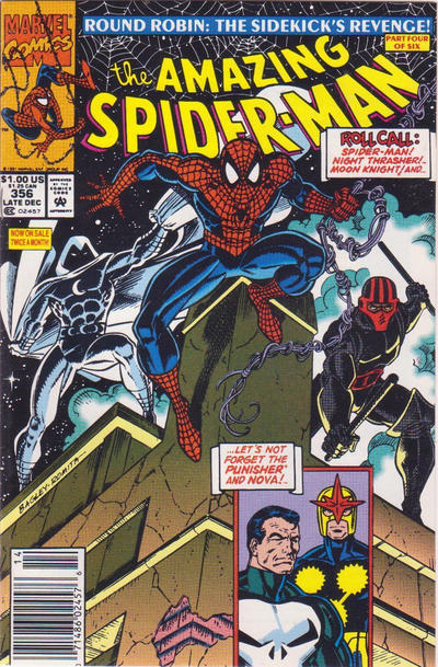 Cover for The Amazing Spider-Man (Marvel, 1963 series) #356 [Newsstand]