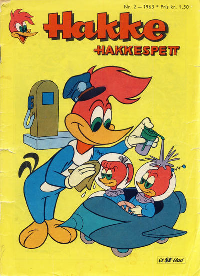 Cover for Hakke Hakkespett (Serieforlaget / Se-Bladene / Stabenfeldt, 1963 series) #2/1963