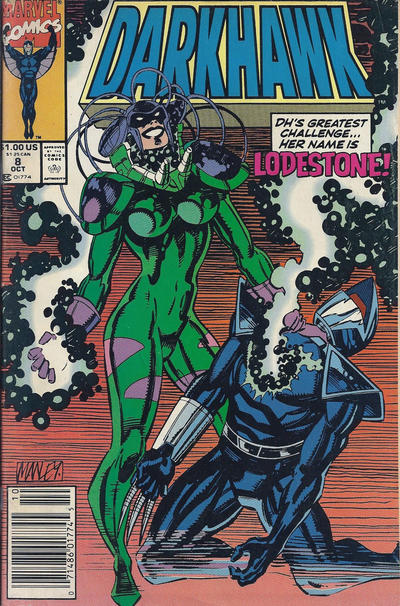 Cover for Darkhawk (Marvel, 1991 series) #8 [Newsstand]
