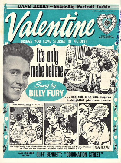 Cover for Valentine (IPC, 1957 series) #12 December 1964