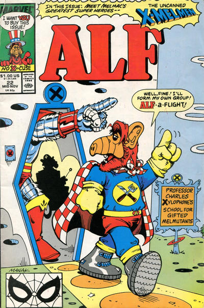 Cover for ALF (Marvel, 1988 series) #22 [Direct]